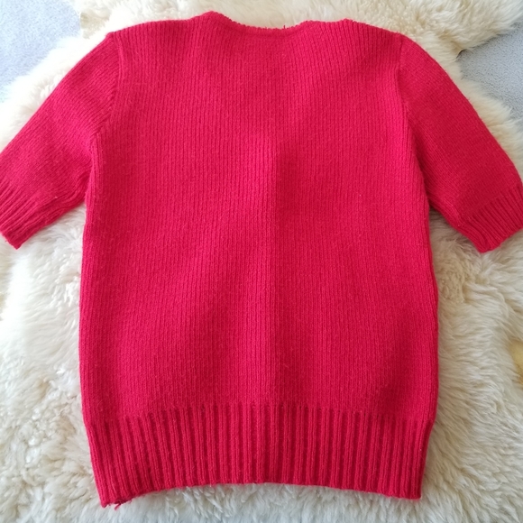 Vintage Red Cardigan - Picture 2 of 11